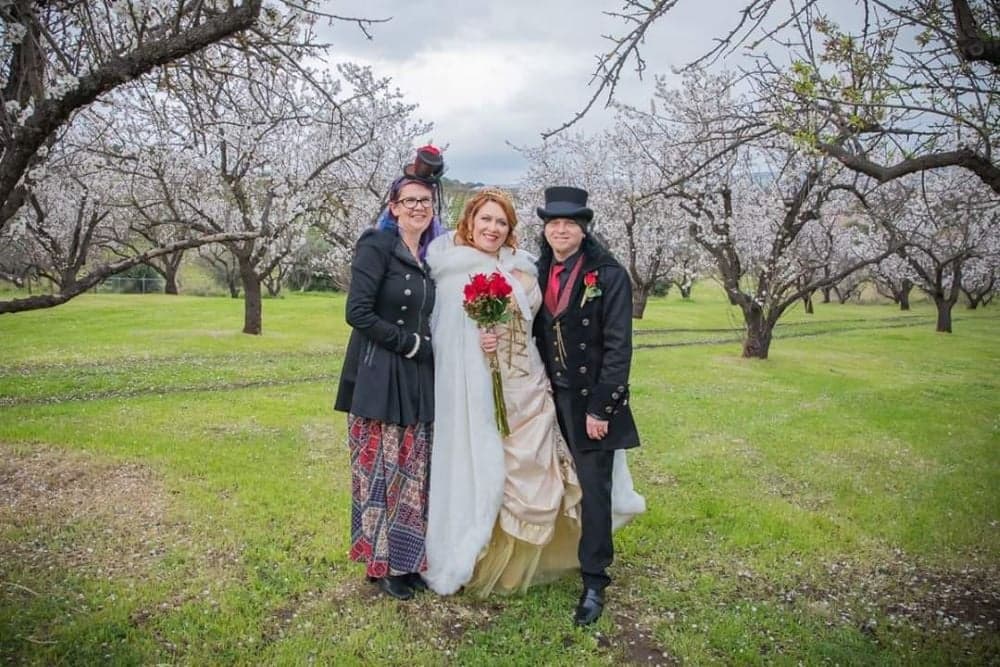 Deborah Lilley wedding photo