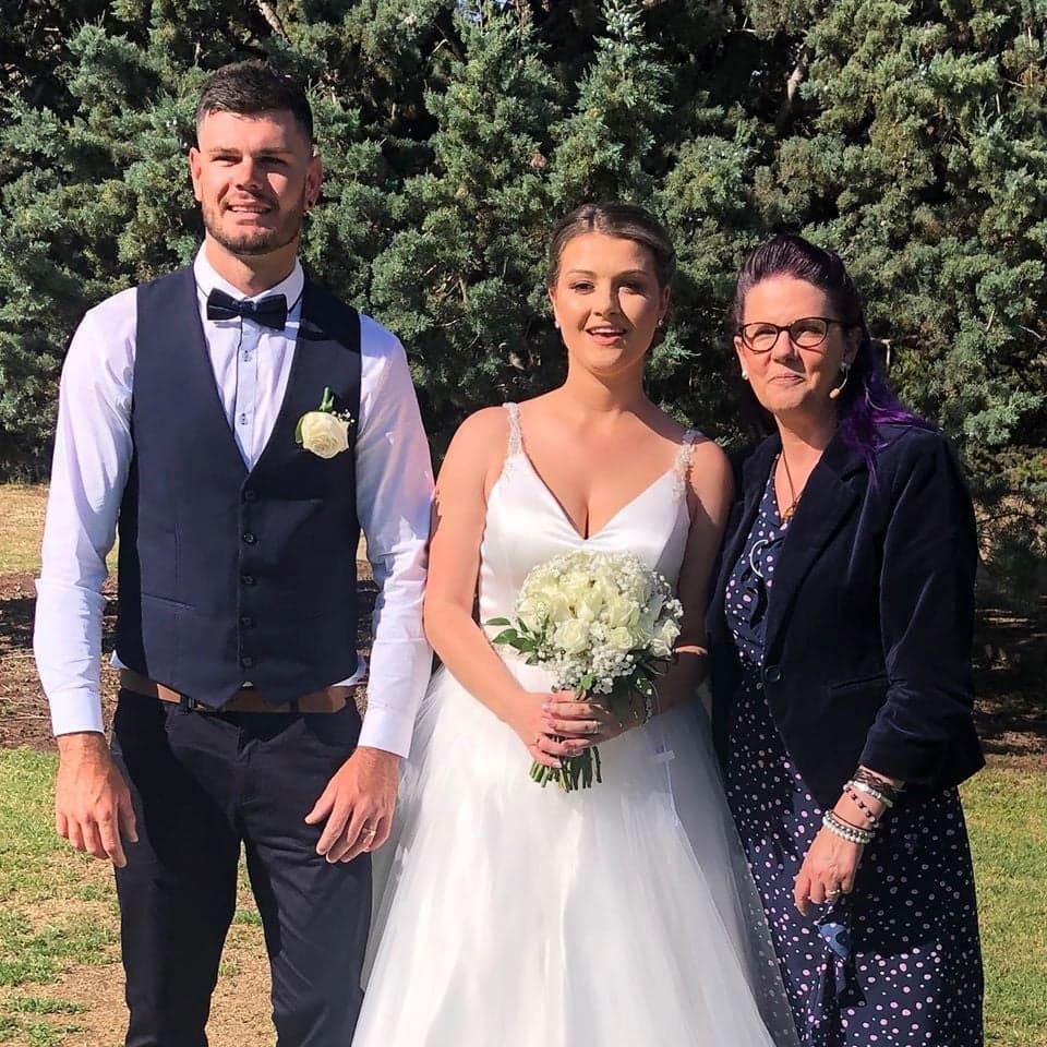 Deborah Lilley wedding photo