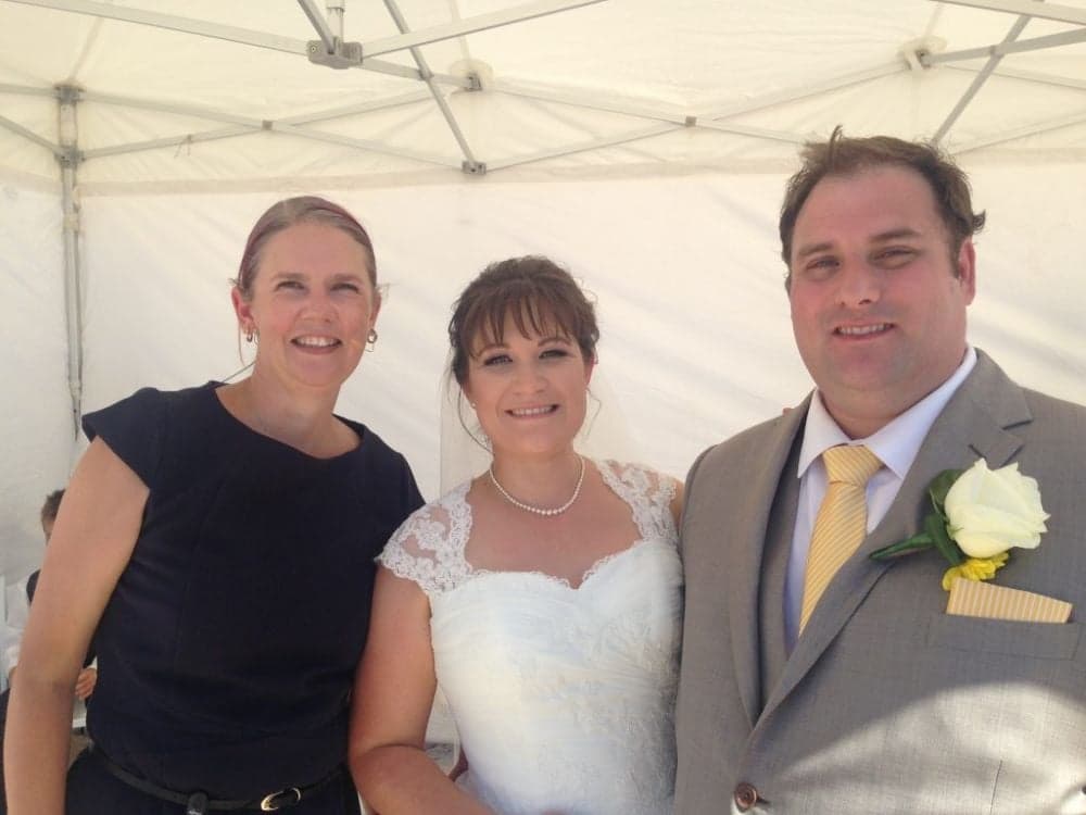 Deborah Lilley wedding photo