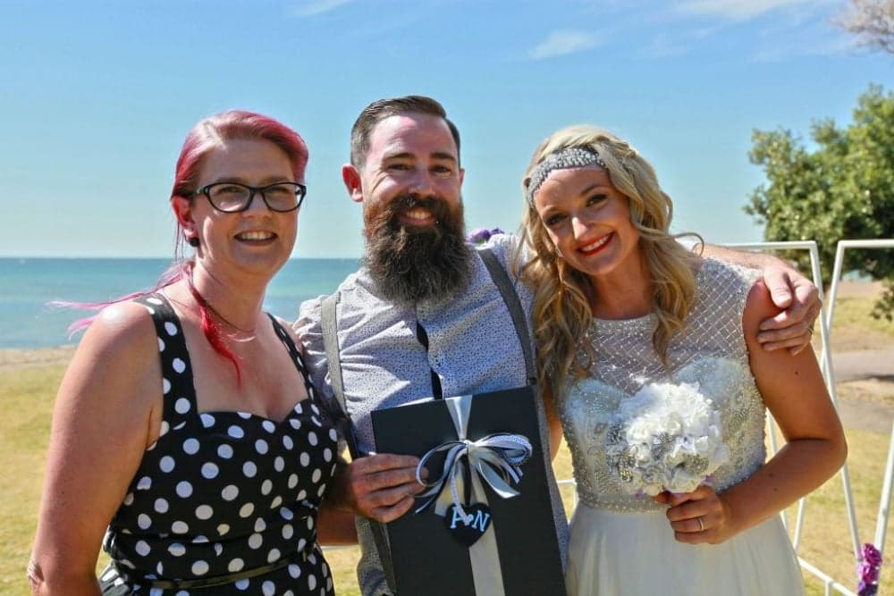 Deborah Lilley wedding photo