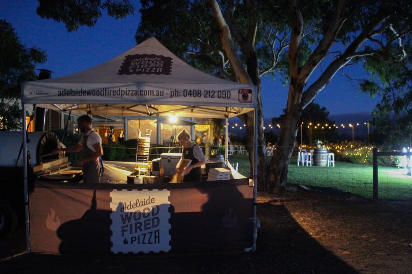 Adelaide Woodfired Pizza wedding photo