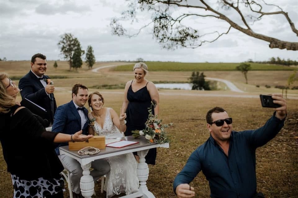 Fiona Hall wedding photo
