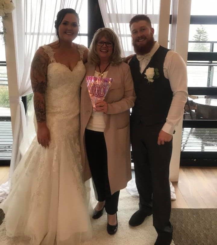 Fiona Hall wedding photo