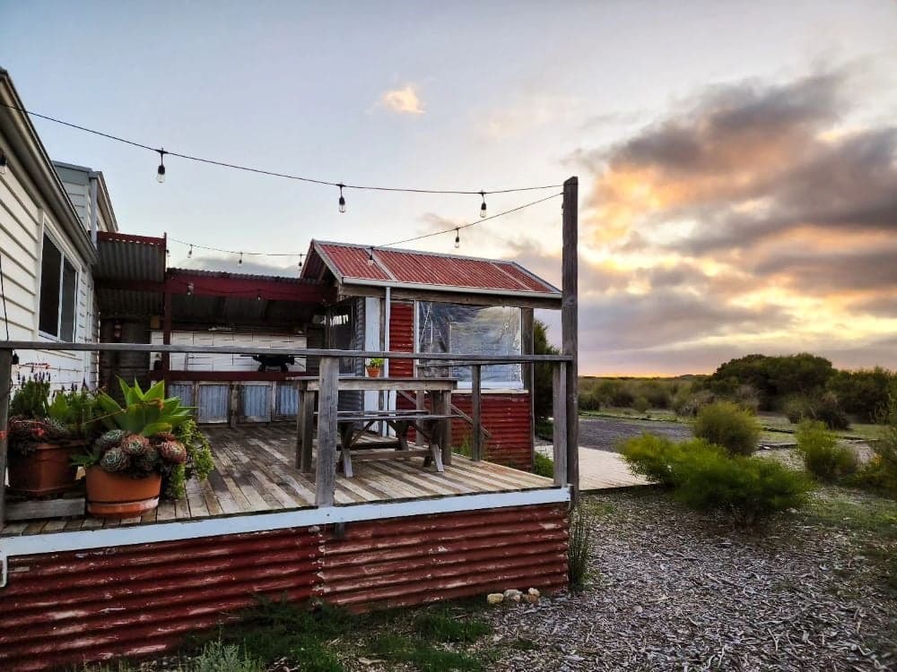Bayside Glamping wedding photo