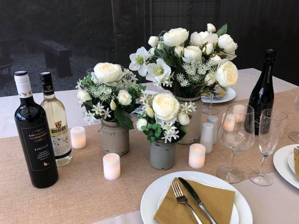 Borrowed Blooms wedding photo