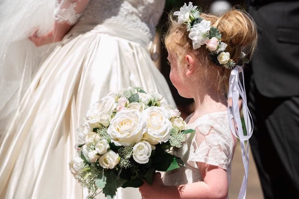Borrowed Blooms wedding photo