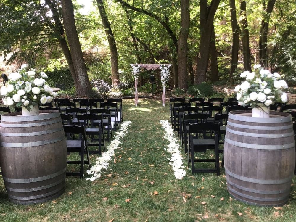 Borrowed Blooms wedding photo