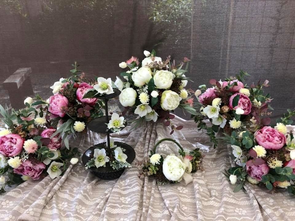 Borrowed Blooms wedding photo
