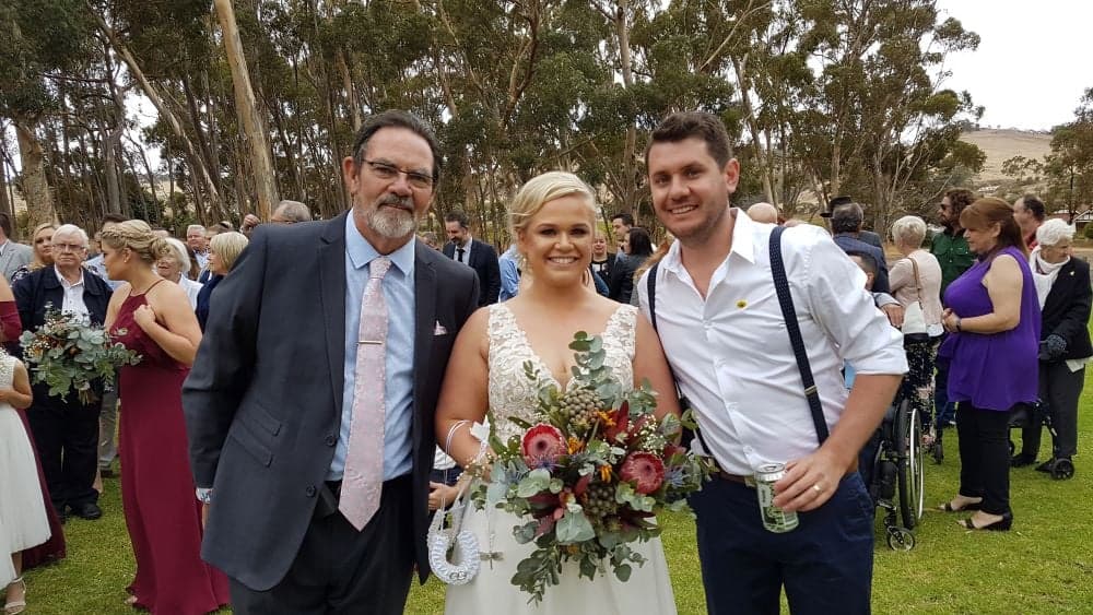 Bob McGilchrist – Marriage Celebrant wedding photo