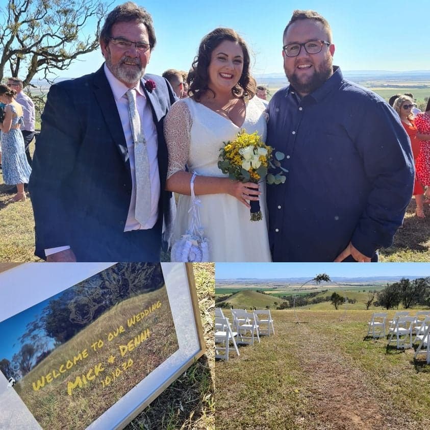 Bob McGilchrist – Marriage Celebrant wedding photo