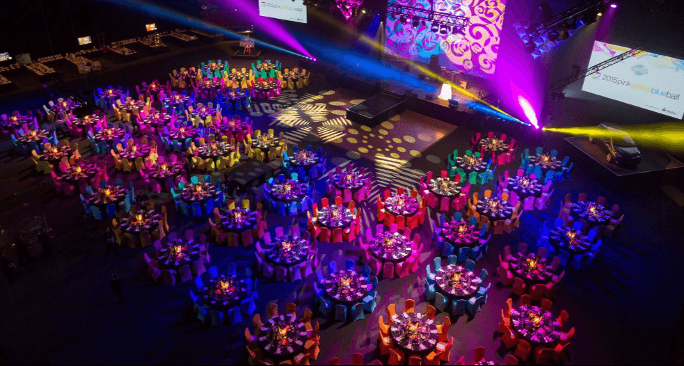Adelaide Entertainment Centre wedding photo