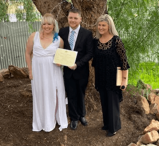 By My Side Celebrant - Jen Attard wedding photo